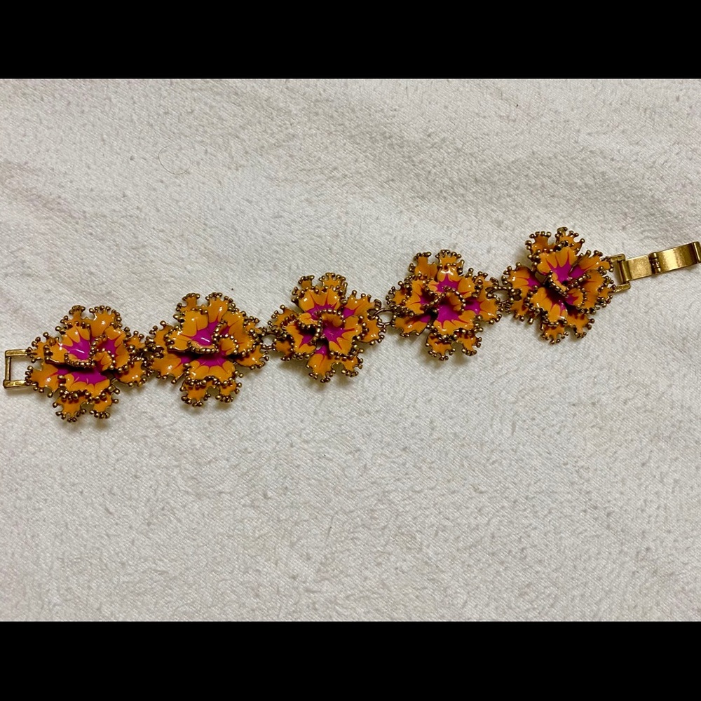 J Crew Flower Bracelet